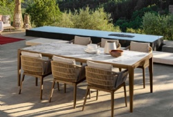 Outdoor dining table